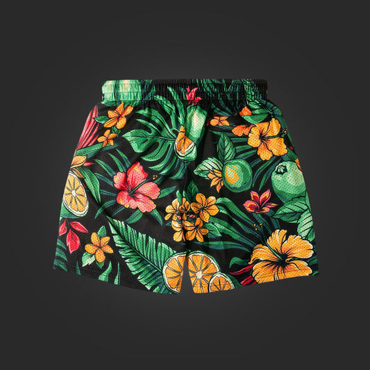SAVS X TASTE BUD FLORAL GYM SHORTS