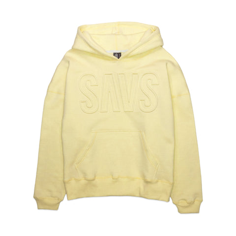 SAVS EMBOSSED HOODIE - CANARY