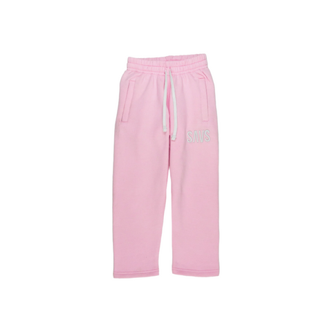 KIDS SAVS STRAIGHT LEG SWEATS - PINK