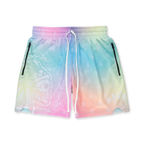 SAVS CHIEF PAISLEY TRIMLESS HOOP SHORTS - SHAVE ICE