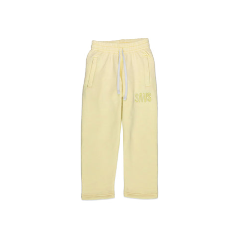 KIDS SAVS STRAIGHT LEG SWEATS - CANARY