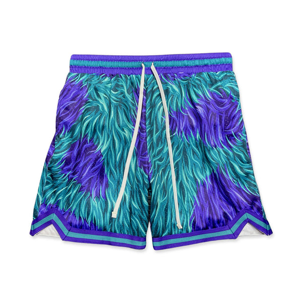 SAVS X JU_SNEAKZ MONOGRAM KIDS HYBRID SHORTS - TAUPE