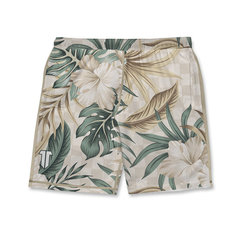 SAVS x THE ELEVEN "FLORALUX" FRIENDS & FAMILY HYBRID SHORTS - SAIL